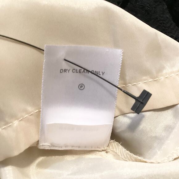 Lover The Label Black French Lace Sweetheart Midi Shift Dress 6 NWT - Picture 11 of 12